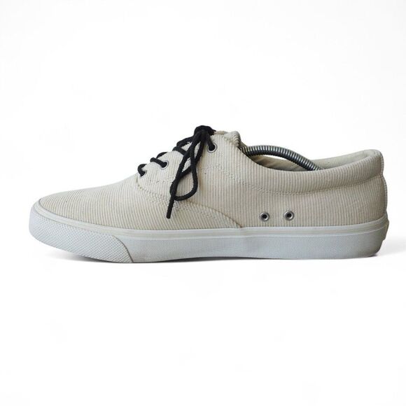 Sperry Top-Sider Striper Ii CVO Casual Sneakers Ivory Corduroy STS24714 Men's 12 - Picture 6 of 11